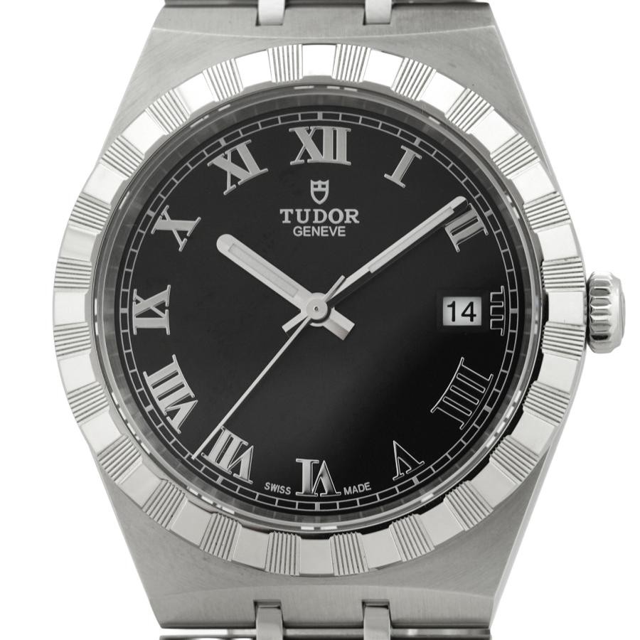 Tudor Royal 28500 Stainless Steel 38mm Black Dial Automatic Men's #BPW144