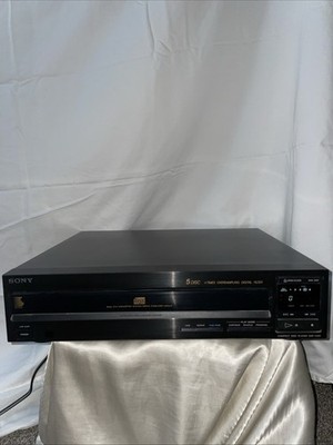 Sony Compact Disc Player Cpd-c201 Not Working For Parts Powers On CD Don t Eject