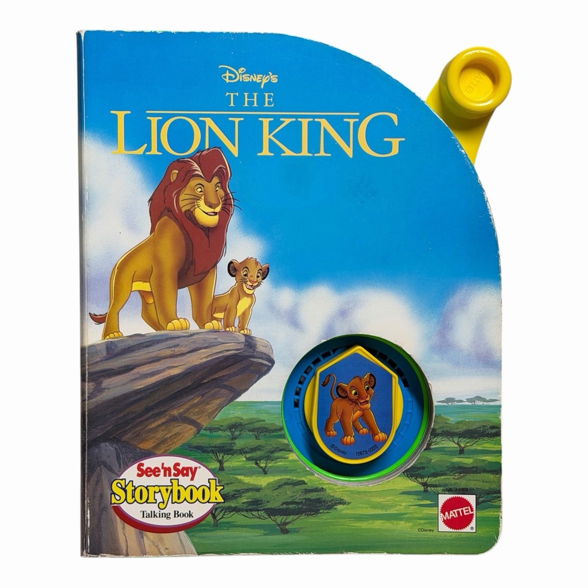 Rare 1994 Mattel Disney The Lion King See N Say Talking