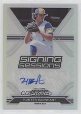 2021 Panini Prizm Draft Picks Signing Sessions Hunter Barnhart #SS-HB Auto 0hr3