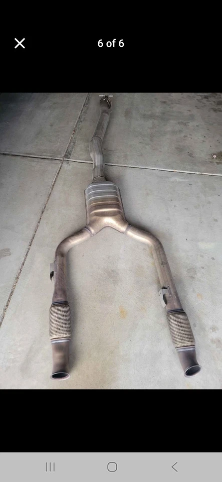 2018 Mercedes-Benz C43 AMG Exhaust Downpipe System Assembly 17-20 - Image 3 of 3