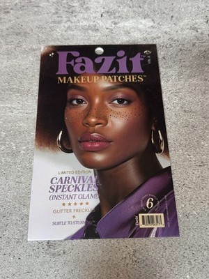 Fazit Carnival Speckles Makeup Patches Glitter Freckles 6pk Limited Edition New