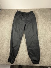 Vintage Sergio Tacchini Black Tracksuit Pants Streetwear Jogger Men  s 30x30