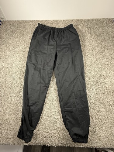 Sergio Tacchini, Vintage Sergio Tacchini Black Tracksuit Pants Streetwear Jogger Men’s 30x30