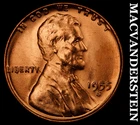 1955-S Lincoln Wheat Cent- Choice Gem Brilliant Uncirculated No Reserve #J353