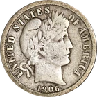 1906-O Barber Dime