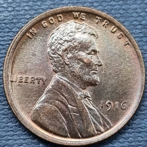 1916 Lincoln Wheat Cent 1c High Grade Perfect BU UNC UNCIRCULATED #92775