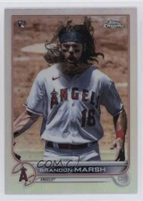 2022 Topps Chrome Image Variation SP Base Refractor Brandon Marsh #133 Rookie RC