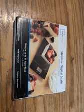 Báscula digital Mainstay LCD Slimline nueva en caja