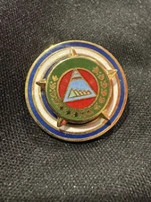 Somoza Era NICARAGUA NATIONAL GUARD Army Command Staff "Estado Mayor" Badge