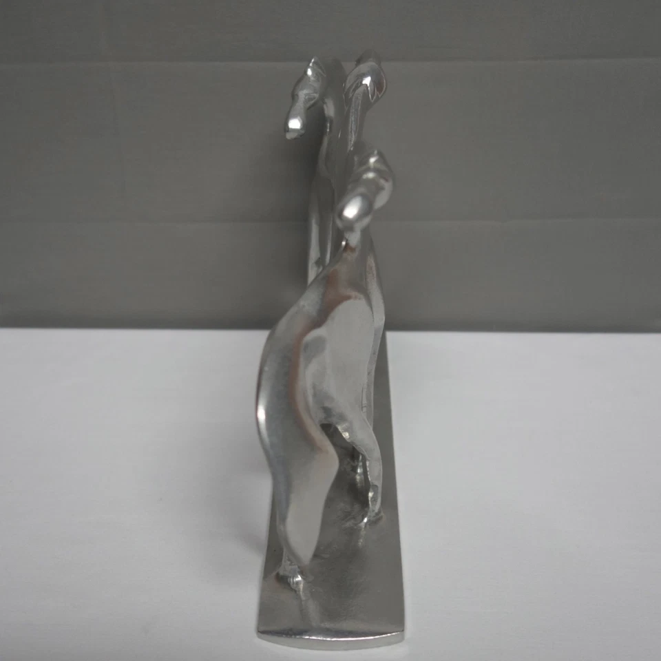 Don Drumm Modernist Three Horse Aluminum Sculpture - Image 3 of 4