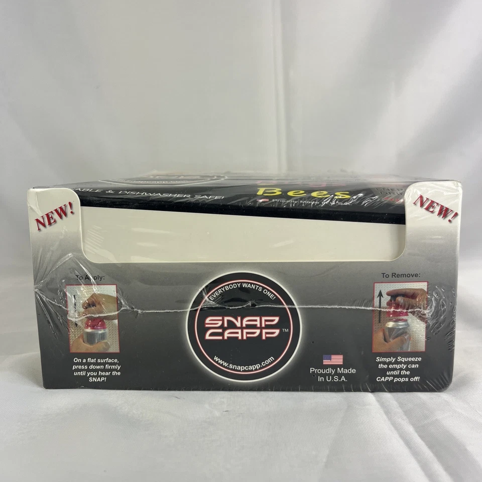 NEW Original Snap Capp Soda Pop Can Cap Lid Keeps Fizz Bugs Out 12 16 Oz NOS VTG - Image 2 of 4