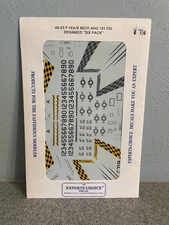 Experts Choice 1/48 Decals F-16 A/B Hasegawa etc Michigan ANG #48-23