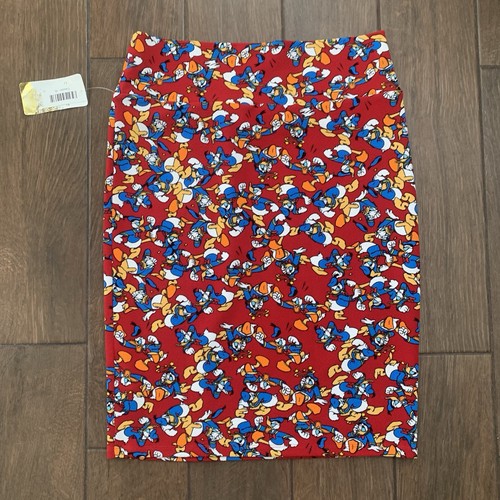 NEU LulaRoe Disney Donald Duck Print Cassie Bleistiftrock Damen Größe XL - Bild 6 von 6
