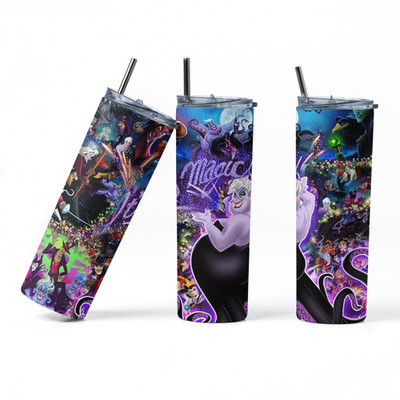 Disney Villains Becher Ursula Maleficent Evil Queen Magic Cup Geschenk 20oz Skinny