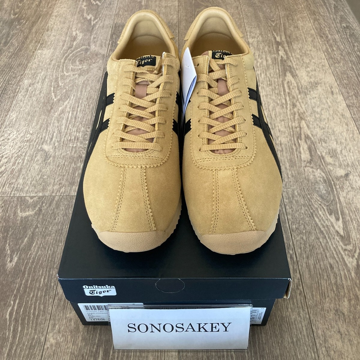 Onitsuka Tiger TIGER CORSAIR 1183C555 250 CAMEL BEIGE/BLACK New in