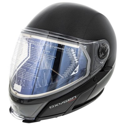 Ski-Doo 9290280490 Oxygen Carbon Helmet Sm Black