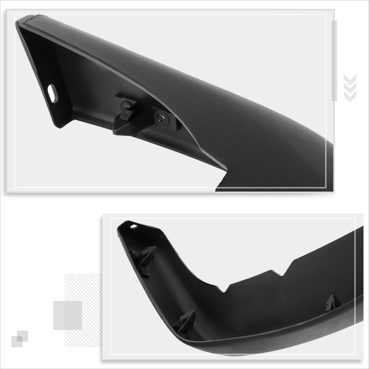 Front Lower Bumper Valance Air Deflector For Dodge Ram 1500/2500/3500 (1994-2002) – Gray - View #2