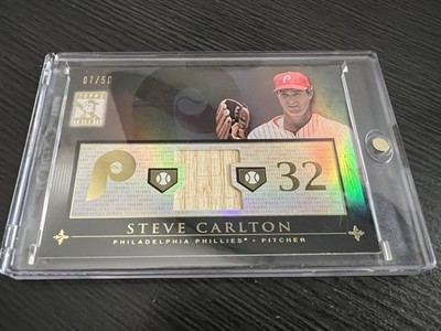 STEVE CARLTON 2010 Topps Tribute Bat Relic 7/50 #TR-SC (MEM)