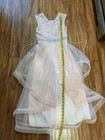 SPEECHLESS BIG GIRLS SEQUIN LACE MAXI LONG DRESS LIGHT PASTEL PINK sz 14 XMAS — photo 10