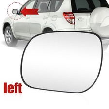 Left Side Driver Mirror Glass Heated W/ Backing Plate For Toyota RAV4 2006-2011