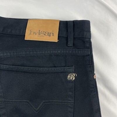 BVLGARI Soft Cotton Black Mens Jeans Size 44x32 Excellent | eBay BVLGARI Soft Cotton Black Mens Jeans Size 44x32 Excellent | eBay