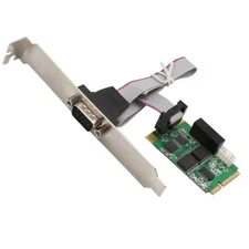 Syba IO Crest SI-MPE15062 Full Size Mini PCIe Card or USB 2.0 1 Port Serial