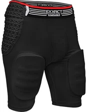 Exxact Sports Rebel 5 Pad Adult Football Girdle for Men with Cup Pocket
