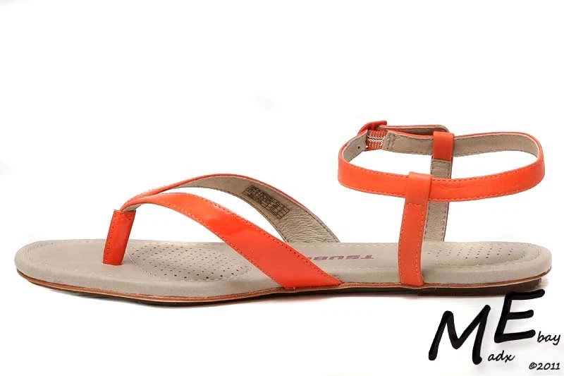 New Tsubo BELLAH Leather Women Sandals Size 9 Terracotta - Image 3 of 4