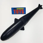 Vtg GI Joe Battle Corps Shark 9000 TORPEDO missile rocket black vehicle part