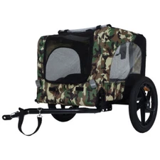 Trailer Stroller Dog Cat Carrier  Folding Suitable for Small and Medium Pets
