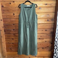 Willow Sleeveless Green Maxi Dress Size Medium Made in USA