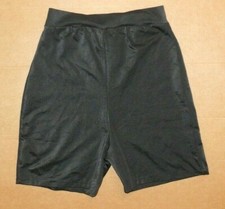 Black Shorts 3.5" inseam Slight Sheen Dance Exercise Ladies Medium New