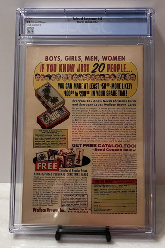 1963 Marvel Tales of Suspense # 45, CGC 7.0 OW pgs, 1st Happy Hogan/Pepper Potts - Picture 2 of 13