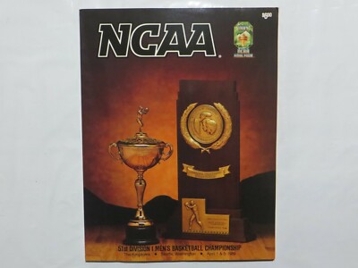 NCAA Basketball Championship 1989 Final Four Program Guide AF