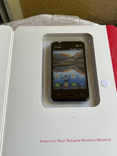 LG OPTIMUS ZONE 2 VERIZON SLOT-LG-US415PP. BLACK BLAND NEW. - Picture 2 of 9