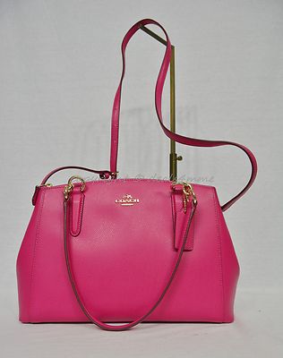 NWT Coach F36637 Crossgrain Christie Small Satchel/Shoulder Bag in