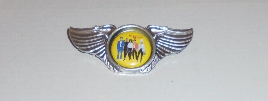 THE B 52'S Band Ranking TOP7 Concert Fees free Jacket Badge Music VH1 MTV Synth Pop Pin