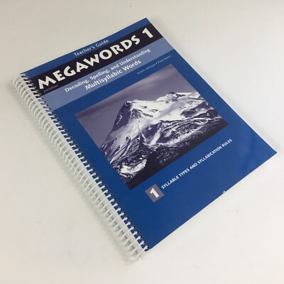 Megawords 1 Teacher's Guide EPS 2nd Edition Homeschool Dyslexia Spelling Reading