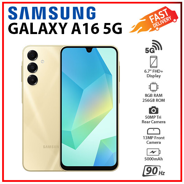 New) Samsung Galaxy A16 5G 8GB+256GB GOLD Dual SIM Unlocked