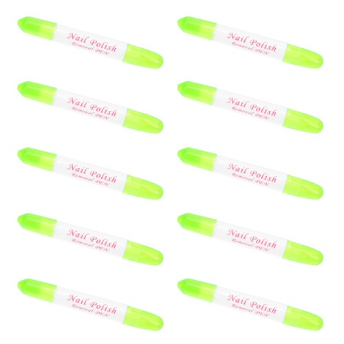 10 Pcs Nail Polish Pen Corrector Manicure Clean up Brush - 第 6/12 張圖片