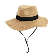 Girls Floppy Beach-Hat Wide-Brim - Summer Travel Straw-Sun-Hat for Kids 9 to ...