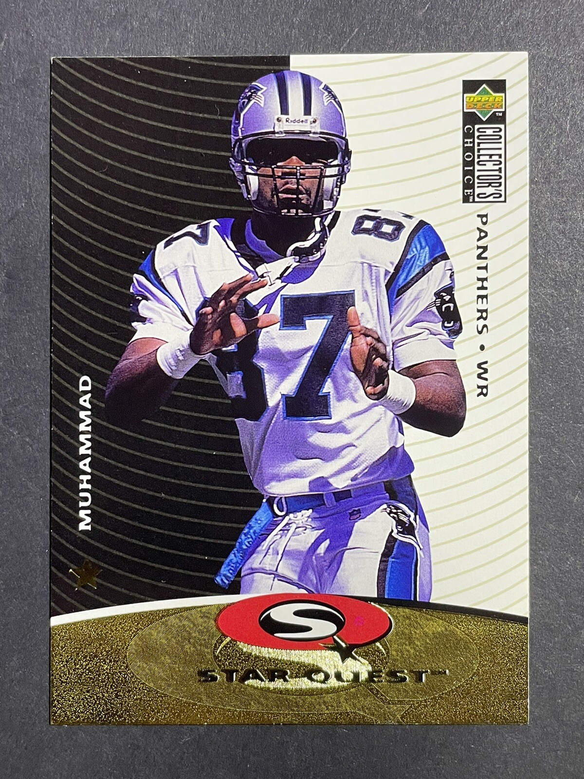 1997 Upper Deck Collector's Choice Muhsin  Muhammad Starquest Insert #SQ5