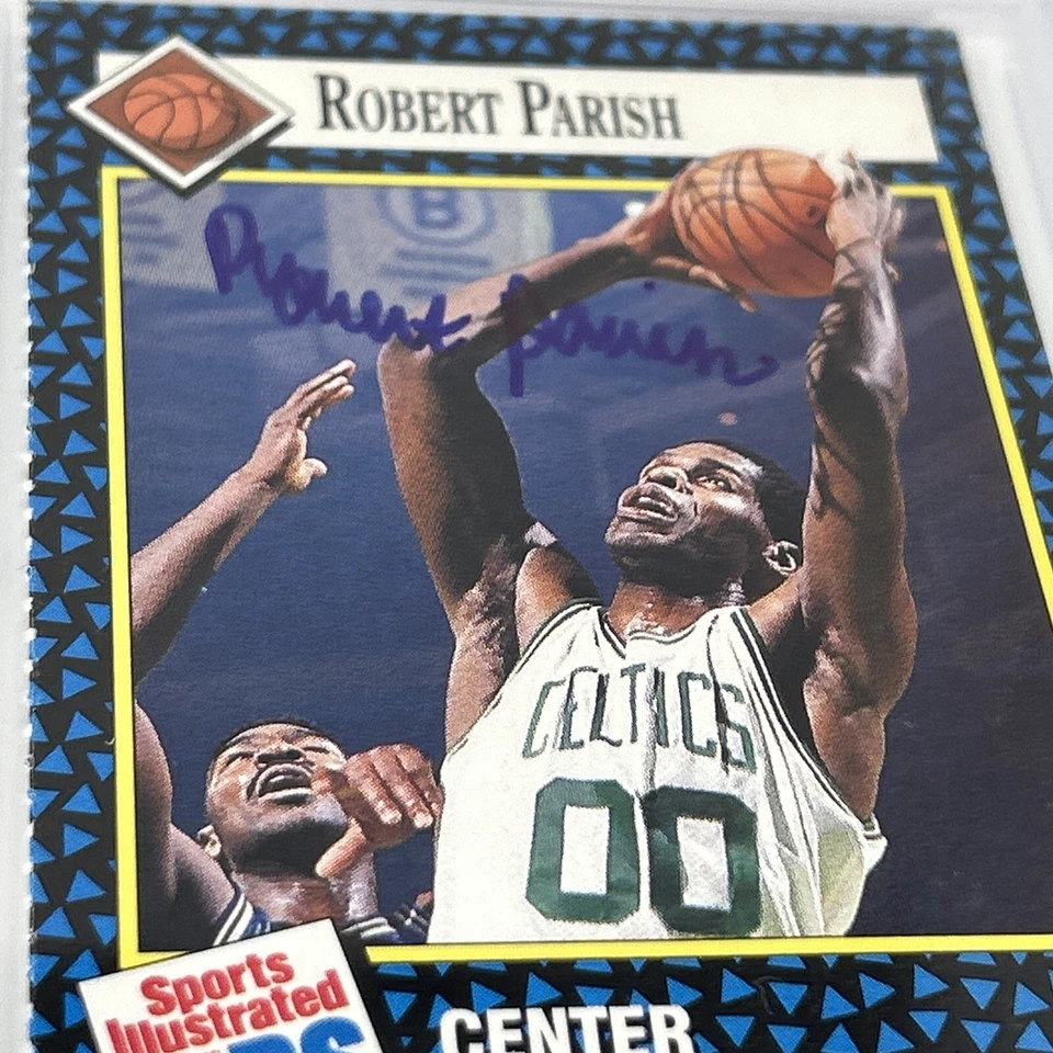 Signed 1992 Sports Illustrated for Kids Series 2 Robert Parish #37 HOF PSA DNA - Image 2 of 3