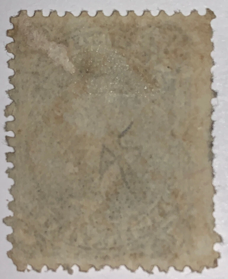 Sellos de viaje: sello de Estados Unidos Scott #77,15c Lincoln 1861-66, usado, Ng, con bisagras Foto 3 de 4