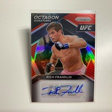 Rich Franklin Cards and Autographed Memorabilia Guide 13