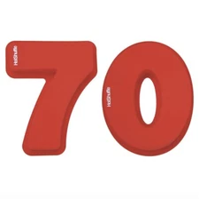Silicon Baking Numbers (70) Two Numbers 7 And 0 (Hot shuffle brand)
