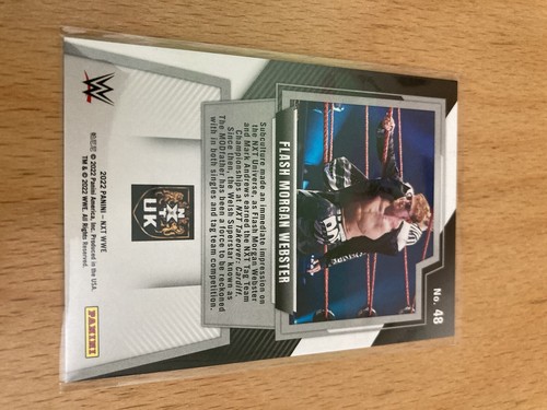 FLASH MORGAN WEBSTER TEAL 04/49 PANINI WWE NXT UK 2.0 2022 - Picture 4 of 4