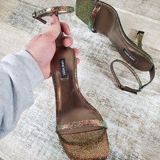 Glitter Stiletto Heel Sandals for Women for sale