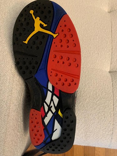 Nike Boys Air Jordan 8 Playoffs 305368-062 Black Basketball Shoes Sneakers 4.5Y - Picture 3 of 5